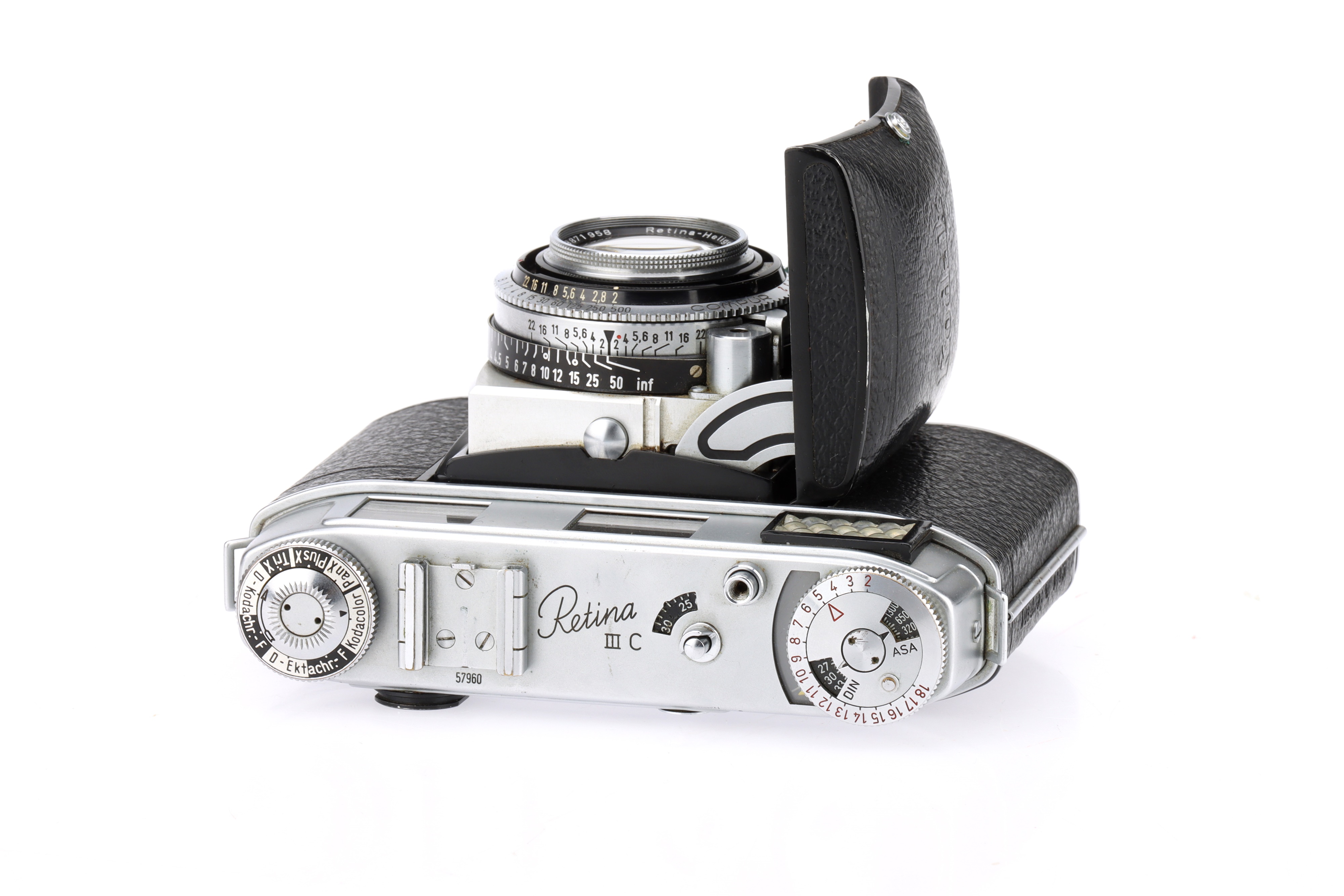 Lot 214 - A Kodak Retina III 35mm Rangefinder Camera,