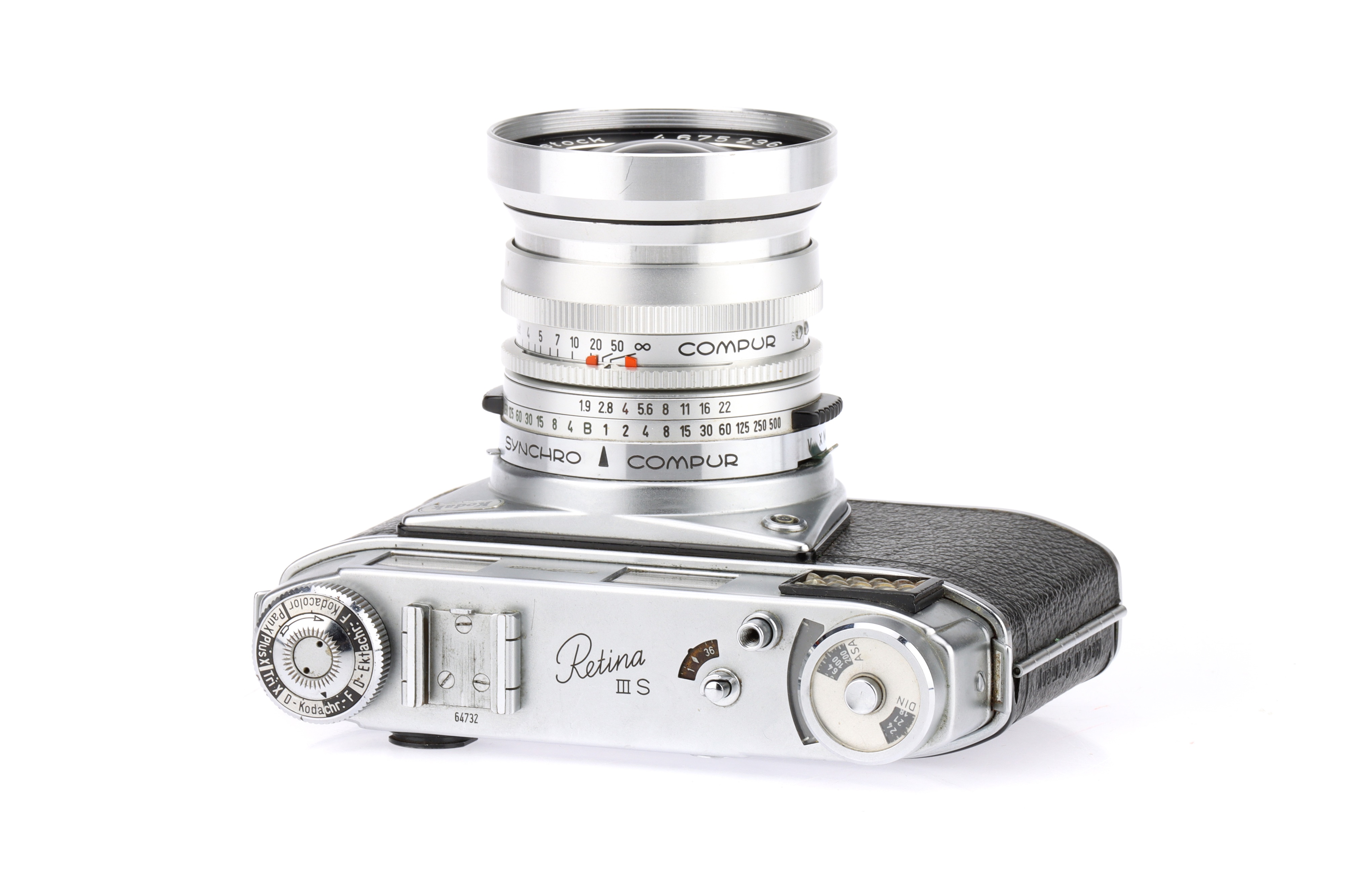 Lot 215 - A Kodak Retina IIIs 35mm Rangefinder Camera,