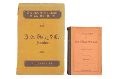 Lot 417 - Microscopy & Chemistry - Manipulation of the Microscope, Presentation Copy