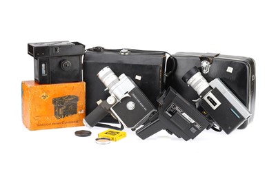 Lot 442 - Three Cine Film Movie Cameras