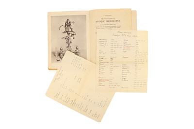 Lot 353 - Microscopes - Original Copy of the Auction Catalogue for the Crisp Collection Of Microscopes