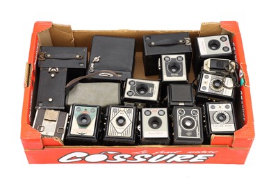 Lot 445 - A Tray of Box Cameras