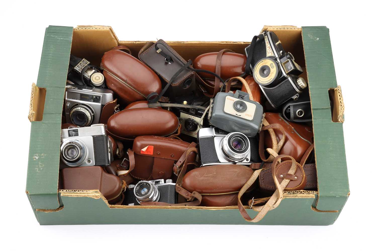 Lot 447 - A Large Collection of 35mm and Roll Film Cameras