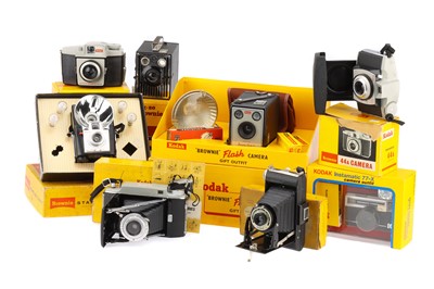 Lot 450 - A Selection of Boxed Kodak Cameras