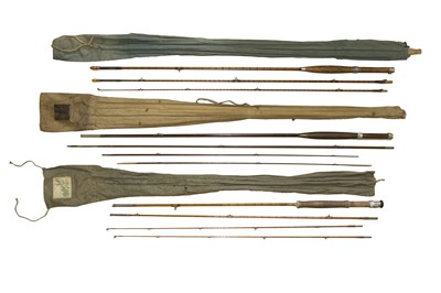 Lot 886 - Three  Trout Rods