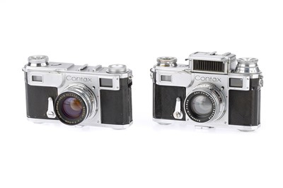 Lot 197 - Two Contax 35mm Rangefinder Cameras