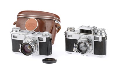 Lot 197 - Two Contax 35mm Rangefinder Cameras