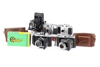 Lot 473 - A Collection of Folding and 35mm Cameras