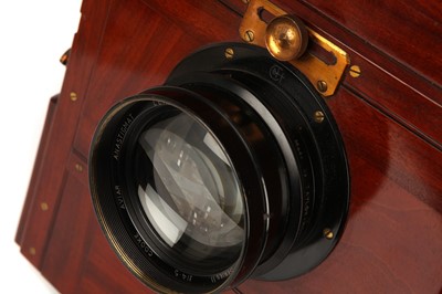 Lot 1338 - A James Sinclair Whole Plate Mahogany Tailboard Camera