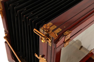 Lot 1338 - A James Sinclair Whole Plate Mahogany Tailboard Camera