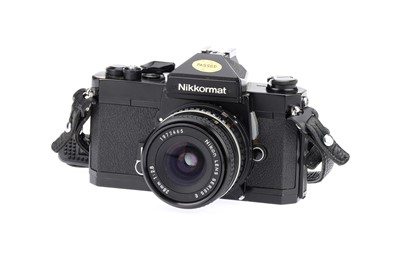 Lot 157 - A Nikon Nikkormat FT3 SLR Camera and Three Vivitar F Mount Lenses