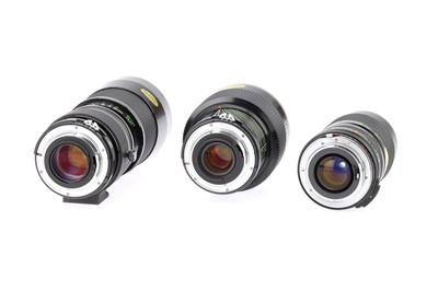 Lot 157 - A Nikon Nikkormat FT3 SLR Camera and Three Vivitar F Mount Lenses