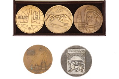 Lot 769 - A Small Group of Commemorative Medallions