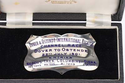 Lot 782 - Commemorative Silver Souvenir Plaque