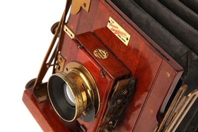 Lot 1343 - A Sanderson Junior Half Plate Mahogany Field Camera