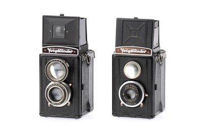 Lot 359 - Two Voigtlander Brillant Medium Format TLR Cameras