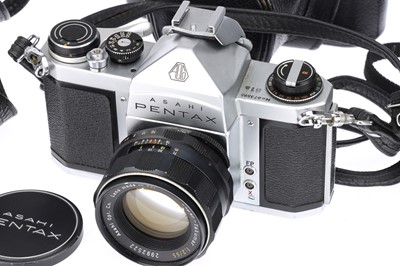 Lot 176 - A Collection of Asahi Pentax SLR Cameras