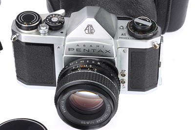 Lot 176 - A Collection of Asahi Pentax SLR Cameras