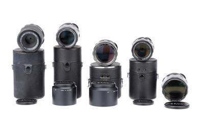 Lot 501 - A Selection of Asahi Pentax Super-Multi-Coated Takumar Lenses