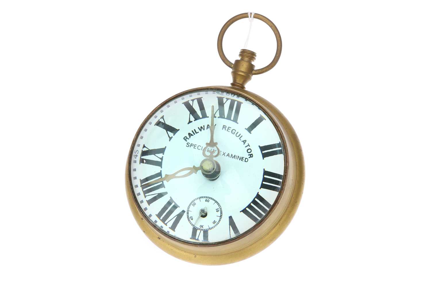 Lot 791 - Railway Regulator Ball Desk Clock