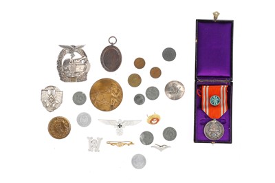 Lot 764 - A Group of WWII Related Medallions and Badges