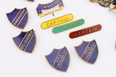 Lot 884 - A Large Collection of Enamel School Badges