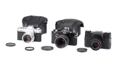 Lot 205 - Three 35mm SLR Cameras