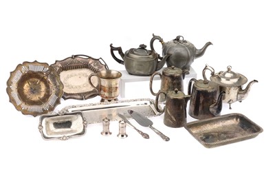 Lot 836 - A Group of Assorted Silver Plated Wares