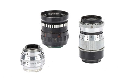 Lot 494 - Three Cine Camera Lenses