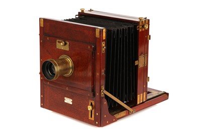 Lot 1354 - A W. Watson & Sons Whole Plate Mahogany Field Camera