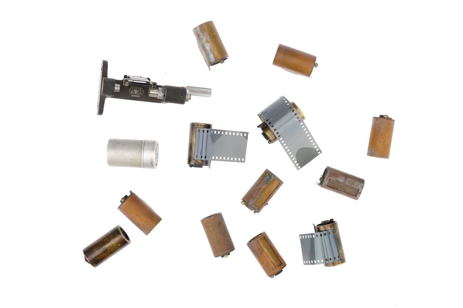Lot 119 - Twelve Reloadable Leitz 35mm Film Cartridges