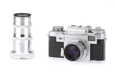 Lot 133 - A Contax III 35mm Rangefinder Camera Outfit