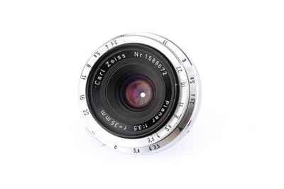 Lot 153 - A Carl Zeiss Planar f/3.5 35mm Lens