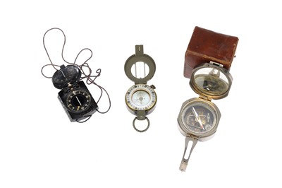 Lot 851 - A Ross Evans-Stanley Nautical or  Surveyor's Compass