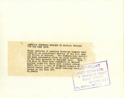 Lot 677 - Vintage WWII Official Press Photographs, The War in and from the Air