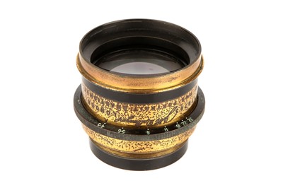 Lot 1359 - A J. H. Dallmeyer Portrait Anastigmat f/4.5 10" Brass Lens