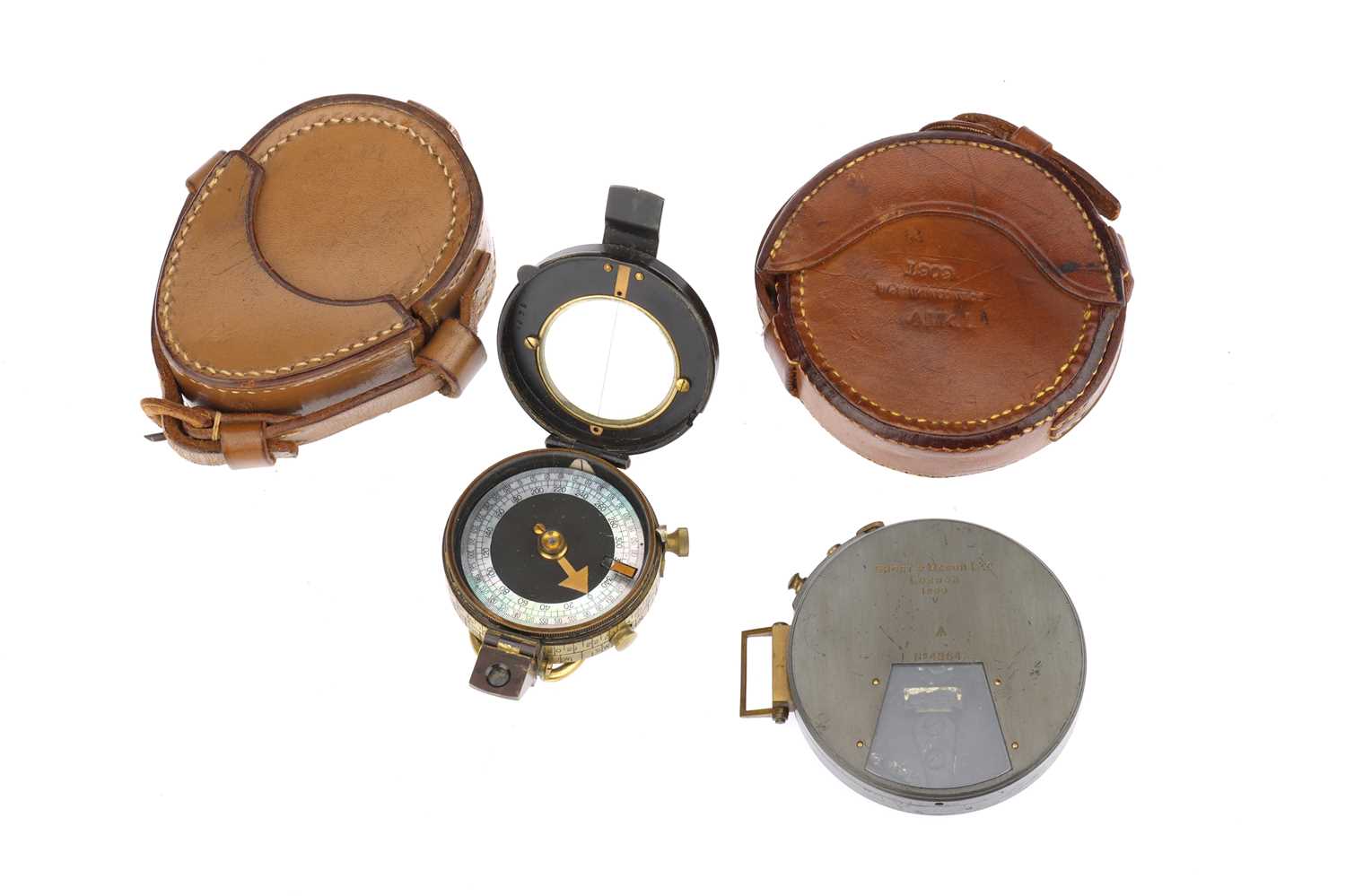 Lot 850 - Short & Mason Ltd. Military Clinometer