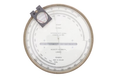 Lot 853 - Rare Precision Altimeter P/148824 by Negretti & Zambra c.1950