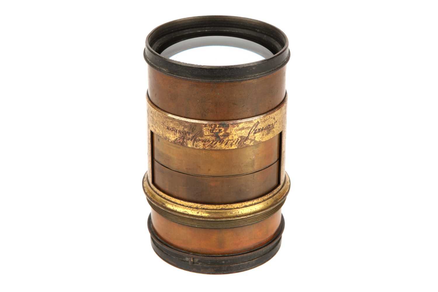 Lot 1360 - A J. H. Dallmeyer Portrait 2B Soft Focus Brass Lens