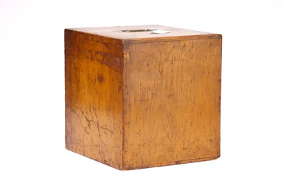 Lot 710 - A Large Pine Microscope Slide Cabinet, With Slides