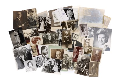 Lot 676 - A Large Collection of Vintage Press Photographs, European Royalty, World Dignitaries