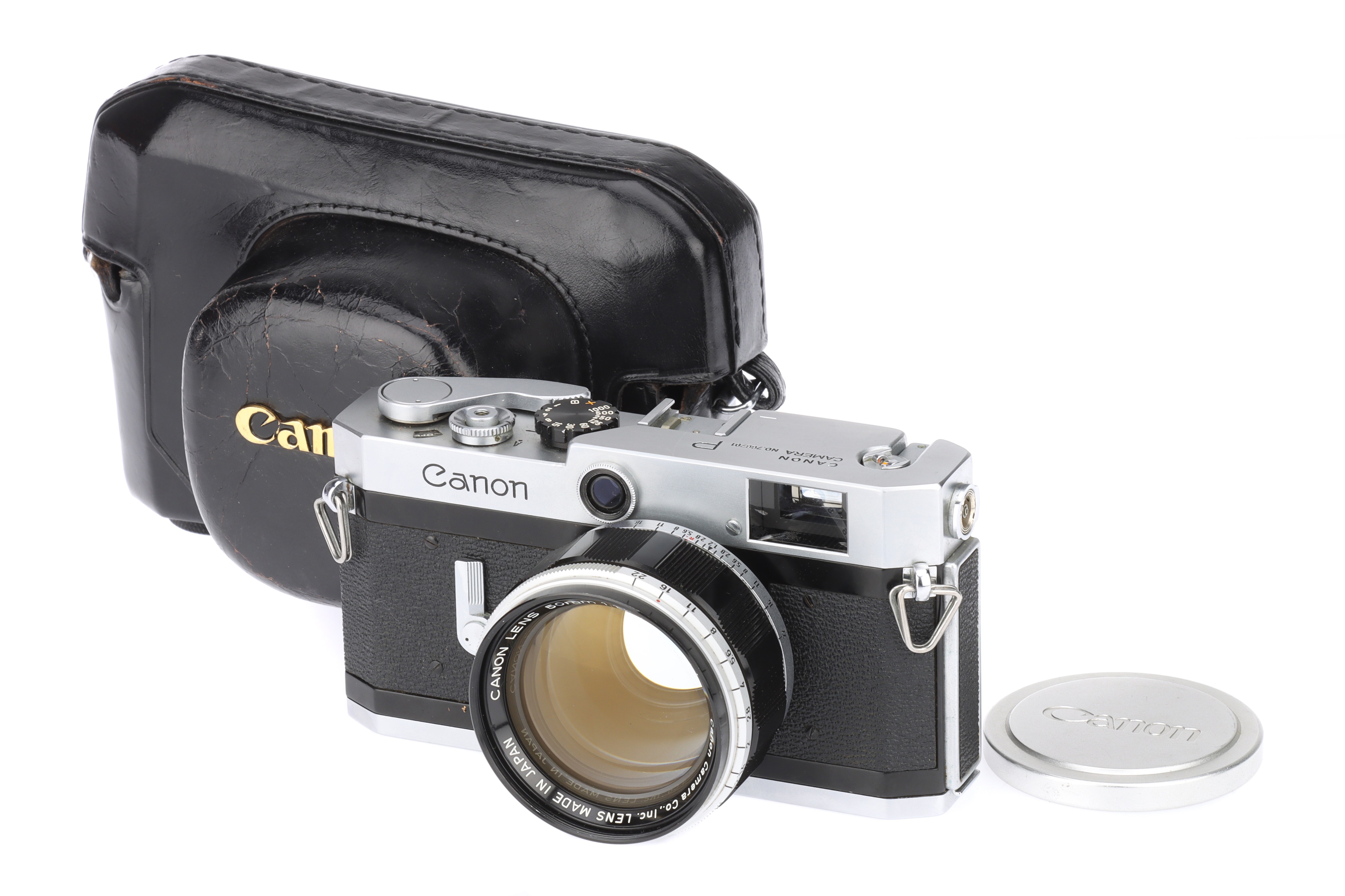 Lot 100 A Canon P Rangefinder Camera,