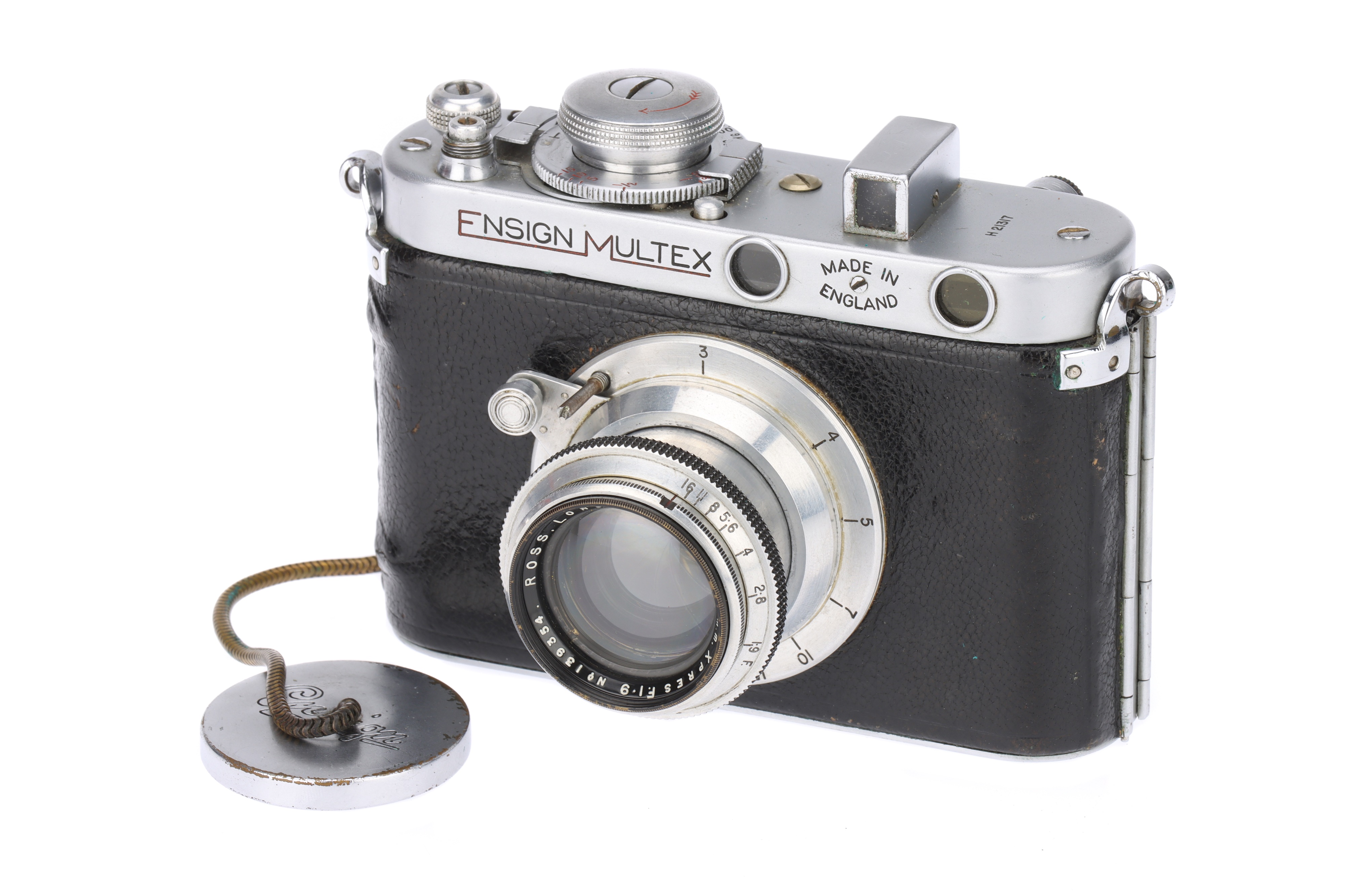 Lot 253 - An Ensign Multex Model 0 Rangefinder Camera,