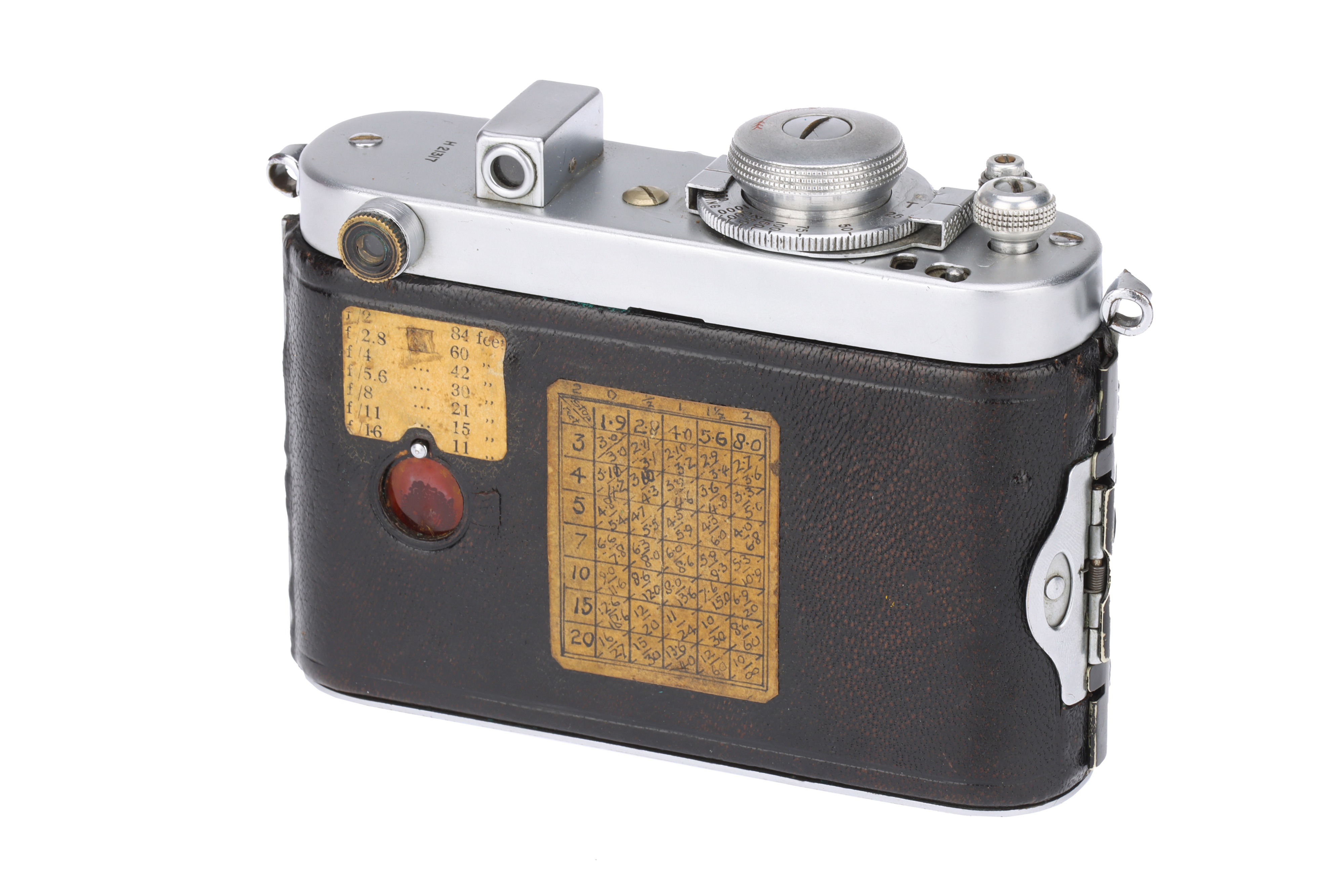 Lot 253 - An Ensign Multex Model 0 Rangefinder Camera,
