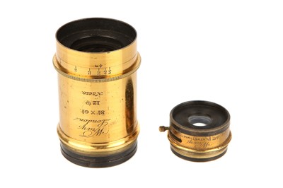 Lot 1369 - Two Brass Bound Lenses by Wray