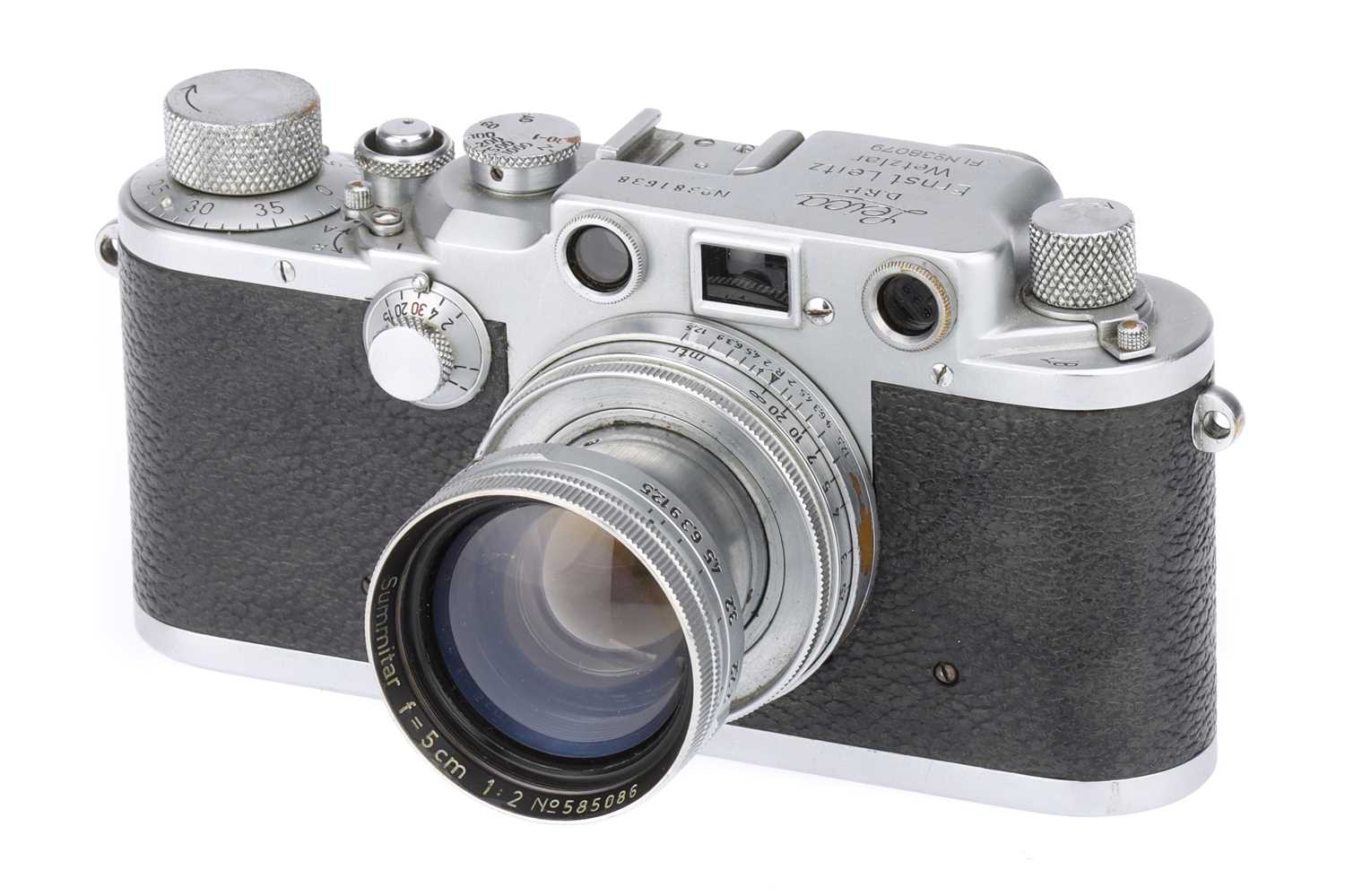 Lot 11 - A Leica IIIc 'Luftwaffen-Eigentum' Rangefinder Camera