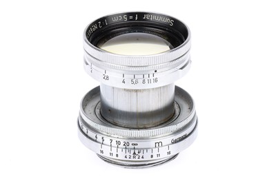 Lot 60 - A Leitz Summitar f/2 50mm Lens