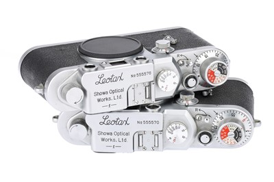 Lot 113 - Two Showa Optical Works Ltd. Leotax F Rangefinder Bodies