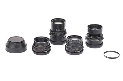 Lot 371 - Four Mamiya-Sekor Medium Format Camera Lenses