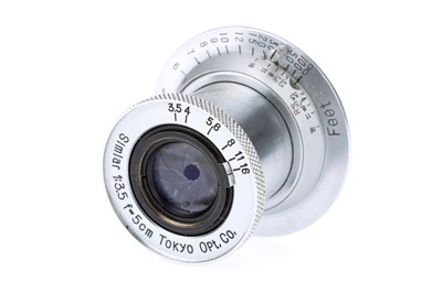 Lot 123 - A Tokyo Optical Co. Simlar f/3.5 50mm Lens
